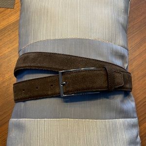 Hugo Boss suede belt